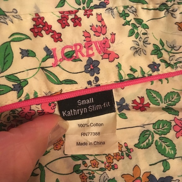 J.Crew Liberty print buttondown - Picture 3 of 3